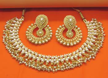 PEARL GOLDEN PLATED NECKLACE SET 1