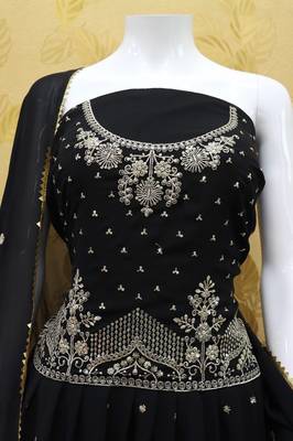 Women Designer Semi-Stitched Sharara Suit 4