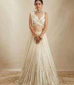 Glamorous Designer Lehenga Choli for Bridal and Bridesmaids Wedding Wear Choli