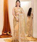 Soft Net Embroidery Saree & Soft Net Blouse