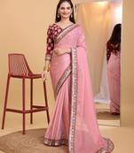 Soft Organza Embroidery Saree & Soft Mono Banglory Blouse