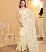 Soft Organza Embroidery Saree & Soft Organza Blouse