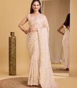 Soft Organza Embroidery Saree & Soft Organza Blouse
