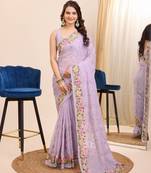 Soft Organza Embroidery Saree & Soft Organza Blouse