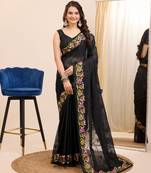 Soft Organza Embroidery Saree & Soft Organza Blouse