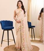 Soft Organza Embroidery Saree & Soft Organza Blouse