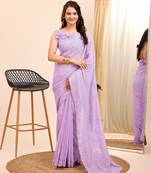 Soft Organza Embroidery Saree & Soft Organza Blouse