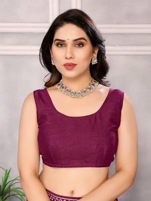 Soft Net Embroidery Saree & Soft Net Blouse 4