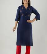 Doriya women embroidered kurta set