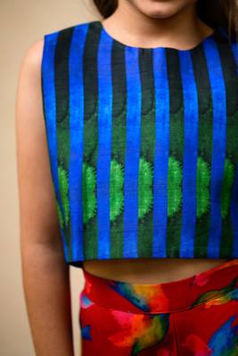 Flared sharara with top, dupatta 3