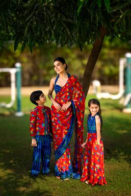 Flared sharara with top, dupatta 5