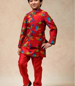Indo western sherwani with kurta pyjama