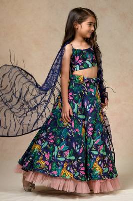 Lehenga with blouse and dupatta 1
