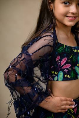 Lehenga with blouse and dupatta 4