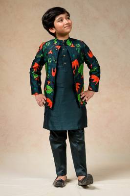 Indo western sherwani with kurta pyjama 2