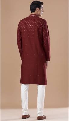 Arruga stylish sequins embroidery kurta pyjama 2