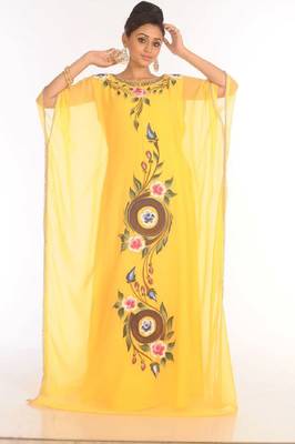 Royal Dubai Moroccan Kaftan Farasha Abaya Maxi Modern Fancy Floor Length Dress 1