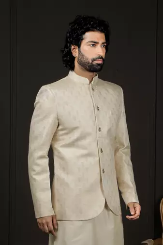 Gold Silk Blend Jodhpuri