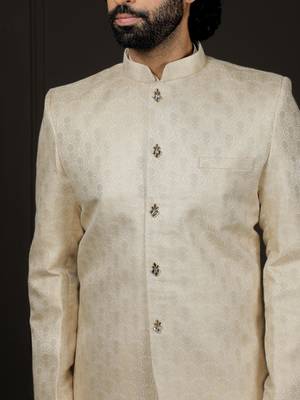 Gold Silk Blend Jodhpuri 4