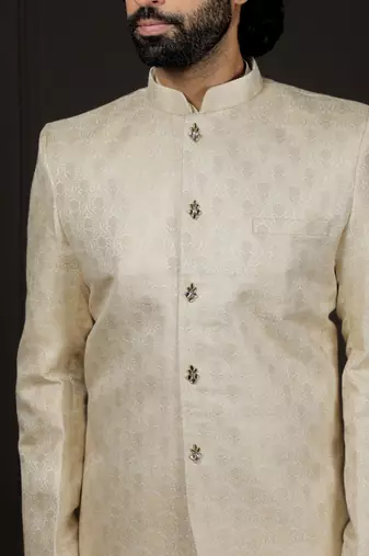 Gold Silk Blend Jodhpuri
