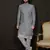 Aqua And Powder Blue Viscose Sherwani Set