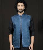 Silk Blend Nehru Jacket