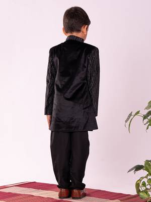 black sherwani set 3
