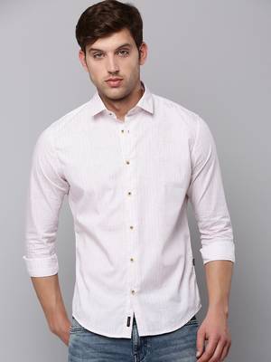 men's long sleeves geometric rose shirt 2