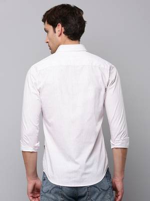 men's long sleeves geometric rose shirt 4