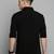 Showoff men's long sleeves solid black shirt