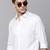 Showoff men's long sleeves solid white shirt