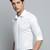 Showoff men's long sleeves solid white shirt