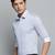 Showoff men's long sleeves vertical stripes white shirt