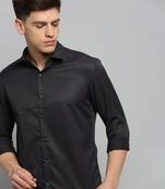 Showoff men's long sleeves solid grey shirt