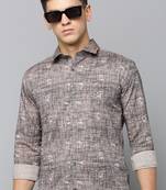 men's long sleeves conversational black shirt