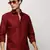 men's long sleeves solid maroon shirt