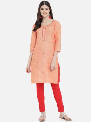 South cotton kurti  with heavy embroidery work 1