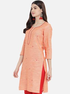 South cotton kurti  with heavy embroidery work 3