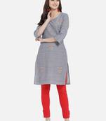 South cotton kurti  with heavy embroidery work