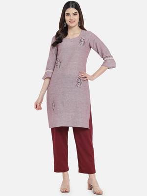 South cotton kurti  with heavy embroidery work 1
