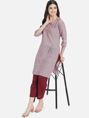 South cotton kurti  with heavy embroidery work 4