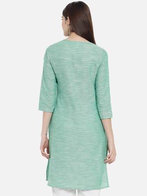 South cotton kurti  with heavy embroidery work 2