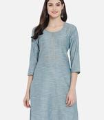 South cotton kurti  with heavy embroidery work