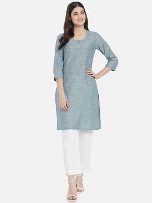 South cotton kurti  with heavy embroidery work 4