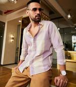 Men's cotton buffalo check shirt