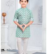 Pista printed boys Kurta Pyjama Set 
