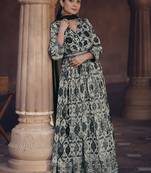 Multicolor georgette embroidery readymade suits