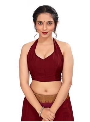 Women'S And Girls Crepe Silk Floral Printed Saree With Unstitched Blouse Piece 4
