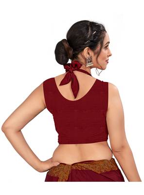 Women'S And Girls Crepe Silk Floral Printed Saree With Unstitched Blouse Piece 5