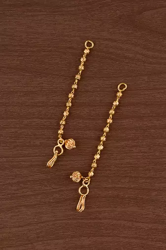 Anklets, bracelet and matti set one gram gold